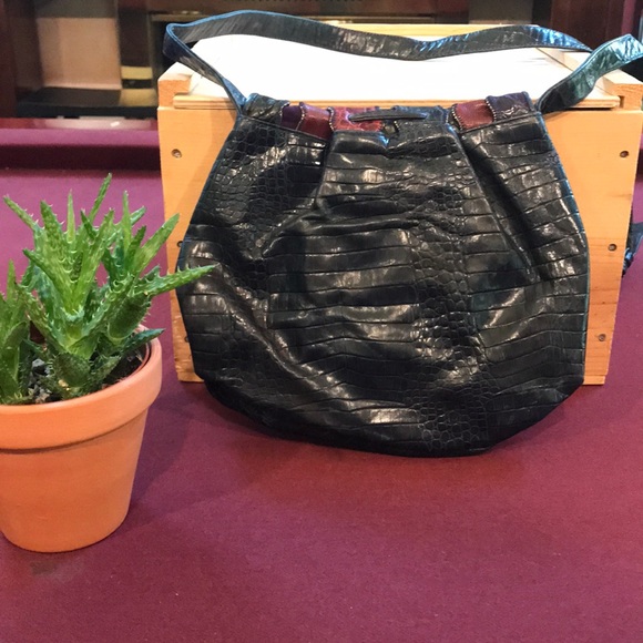 Vintage Black Sharif Purse Made in the USA - Picture 2 of 3